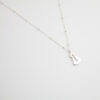 Collar SANTINA mediano de plata 925 con cadena de bolitas - Imagen 2