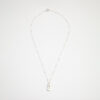 Collar SANTINA mediano de plata 925 con cadena de bolitas - Imagen 3