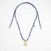 Collar BASIC nudos SANTINA grande plata 925 Oro amarillo - Imagen 2