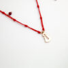 Collar BASIC nudos SANTINA grande plata 925 Oro rosa - Imagen 5