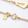 Pulsera SANTINA de plata 925 con recubrimiento de Oro amarillo tamaño mediano - Imagen 3
