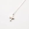Collar SANTINA Cruz de la Victoria pequeño de plata 925 - Imagen 2