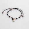 Pulsera basic Plata 925 acabado Oro amarillo con piedra natural - Imagen 3