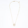 Collar Santina nácar mediano Plata acabado Oro amarillo - NOVEDAD - Imagen 3