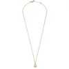 Collar Oro rosa 18kt. mini con pavé de Diamantes - Imagen 3