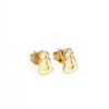 Pendientes oro blanco 18kt.