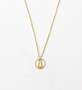 Collar SANTINA aro pequeño Oro amarillo 18kt