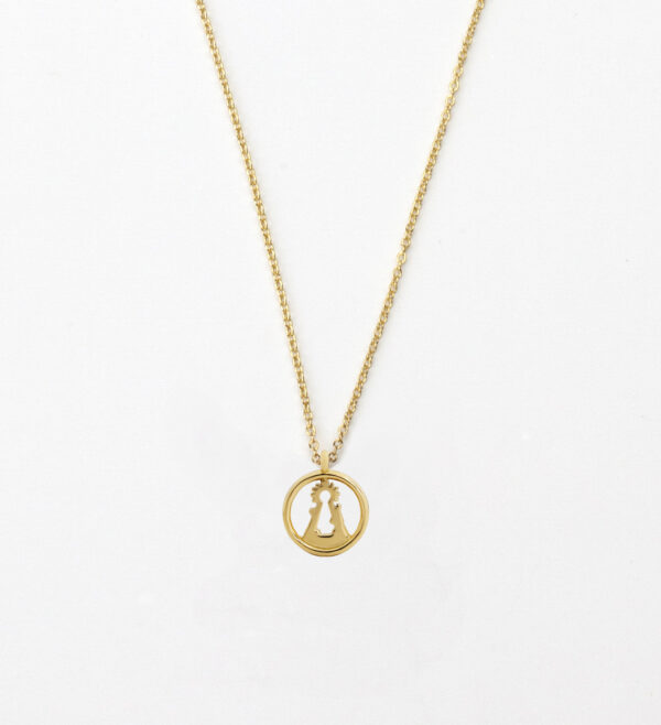 Collar SANTINA aro pequeño Oro amarillo 18kt
