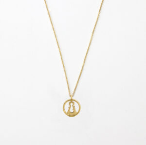 Collar SANTINA aro grande Oro amarillo 18kt