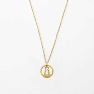 Collar SANTINA aro grande Oro amarillo 18kt