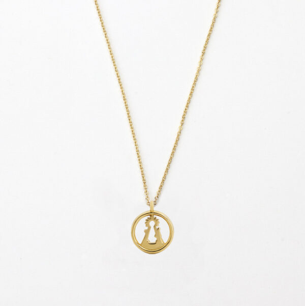 Collar SANTINA aro grande Oro amarillo 18kt