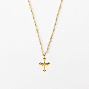Collar Cruz de La Victoria Oro amarillo 18kt. mini