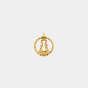 Colgante SANTINA con cerquillo Oro amarillo 18kt.